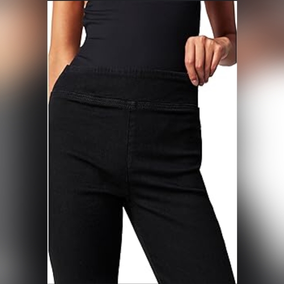 ❤️ NWT! FREE PEOPLE IN MY FEELINGS HIGH RISE PULL ON CROP BOOT JEANS, XS - Picture 2 of 10